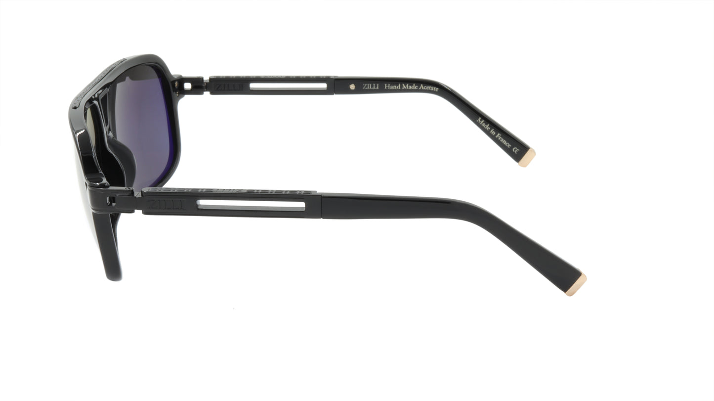 ZILLI Sunglasses Titanium Acetate Polarized France Handmade ZI 65016 C05