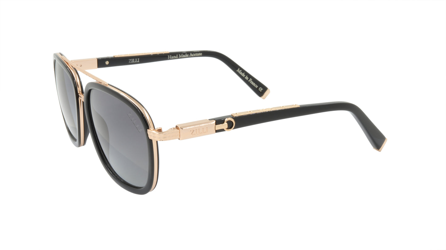 ZILLI Sunglasses Titanium Acetate Polarized France Handmade ZI 65013 C09