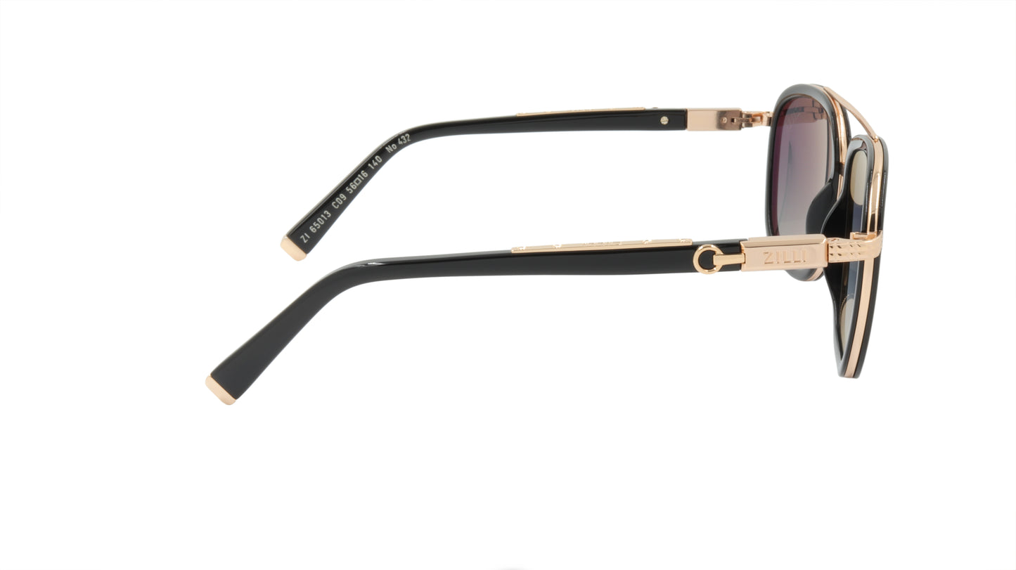 ZILLI Sunglasses Titanium Acetate Polarized France Handmade ZI 65013 C09