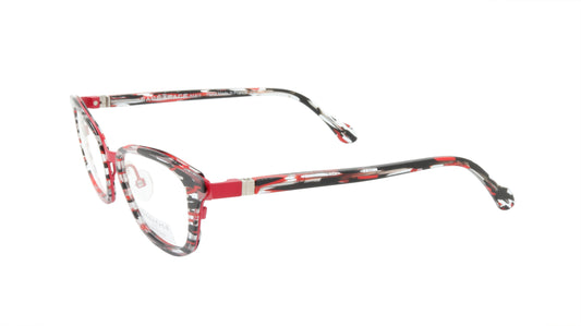 Face A Face Eyeglasses Frame IMANE 1 Col. 982M Acetate Metal Matte Cherry Red