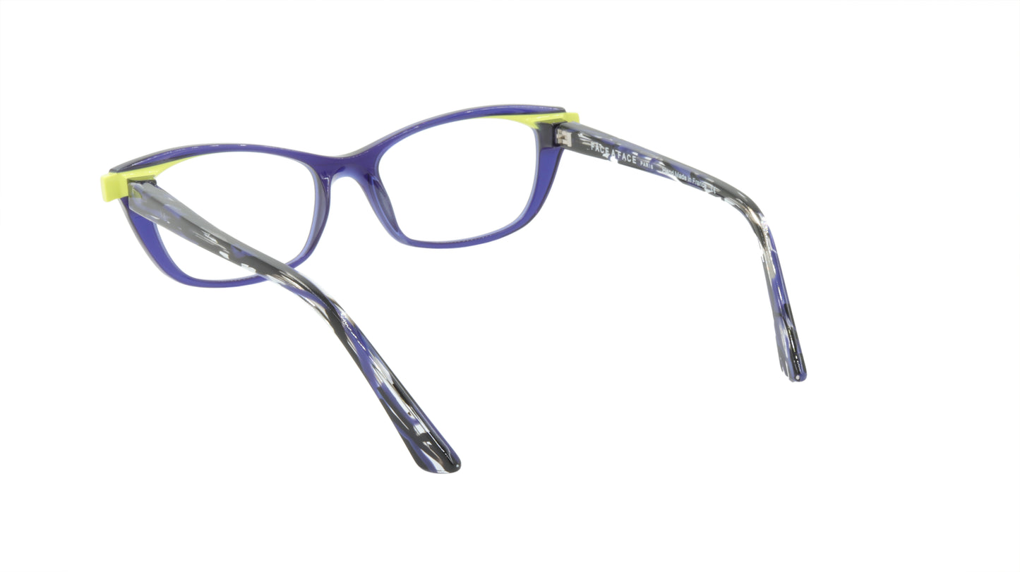 Face A Face Rectangle Eyeglasses in Contemporary Purple Acetate