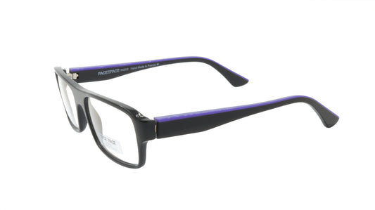 Face A Face Eyeglasses Frame SOLAL 3 Col. 100 Acetate Black Majorell Blue