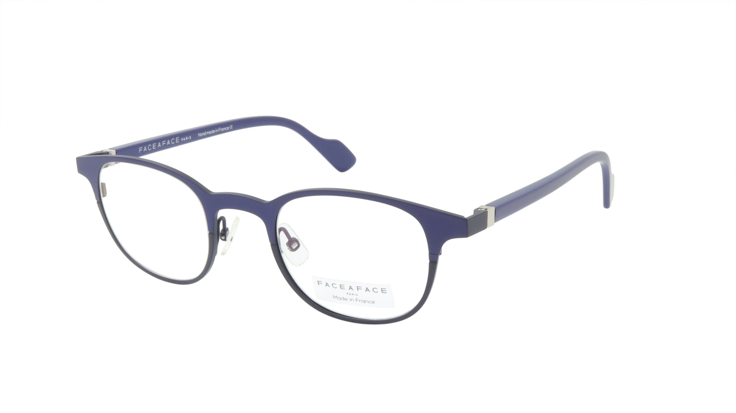 Face A Face Eyeglasses Frame HARRY 2 Col. 9403 Acetate Metal Matte Blue Jazz Blu