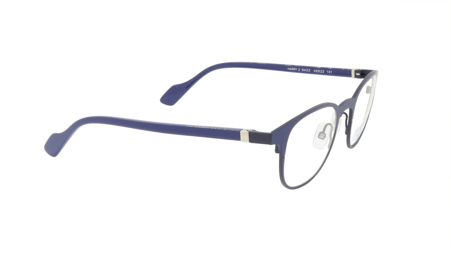 Face A Face Eyeglasses Frame HARRY 2 Col. 9403 Acetate Metal Matte Blue Jazz Blu