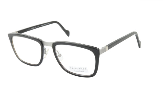 Face A Face Eyeglasses Frame VIGGO 2 Col. 9128 Acetate Metal Aluminum Grey Black
