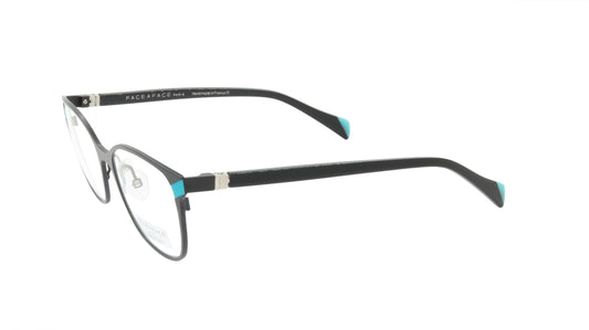 Face A Face Eyeglasses Frame ZOOEY 2 Col. 9399 Acetate Metal Matte Black