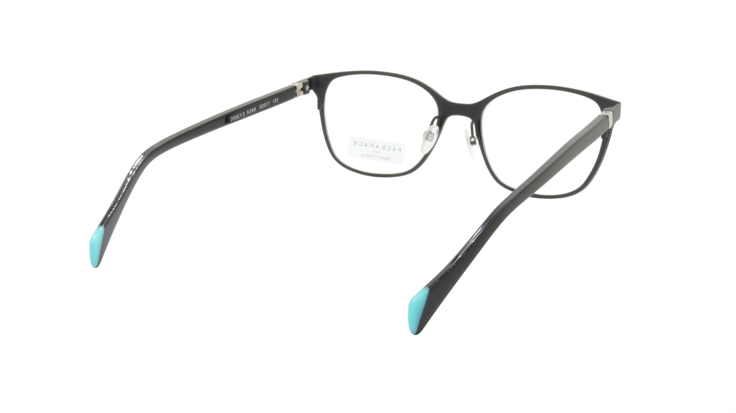 Face A Face Eyeglasses Frame ZOOEY 2 Col. 9399 Acetate Metal Matte Black