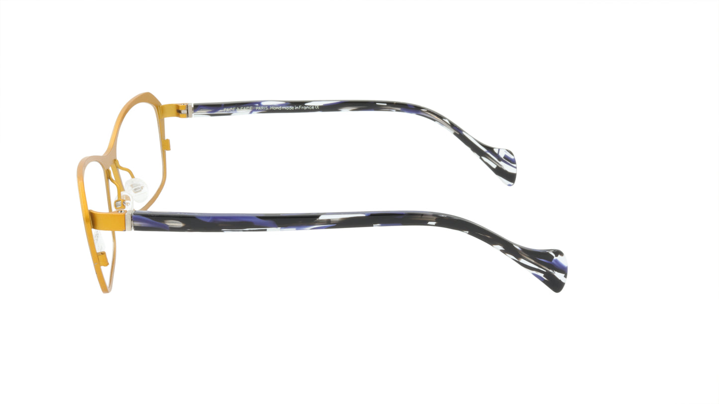 Face A Face Eyeglasses Frame Keira 3 Col. 9345 Acetate Metal Dark Violet
