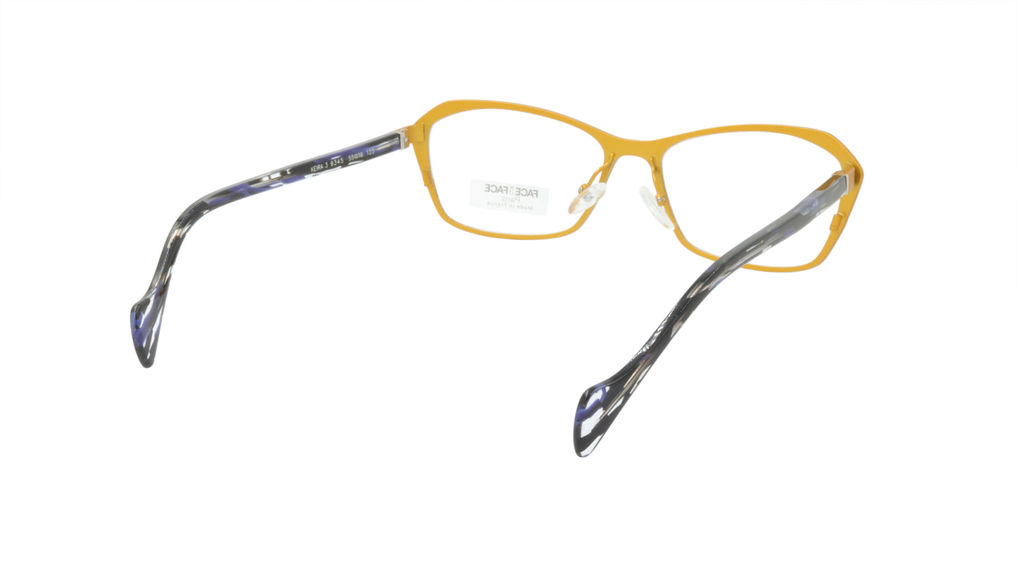 Face A Face Eyeglasses Frame Keira 3 Col. 9345 Acetate Metal Dark Violet