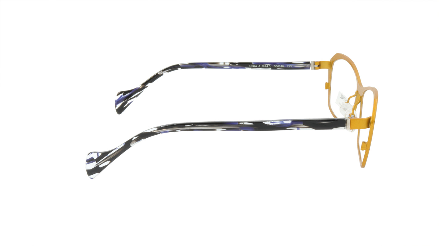Face A Face Eyeglasses Frame Keira 3 Col. 9345 Acetate Metal Dark Violet