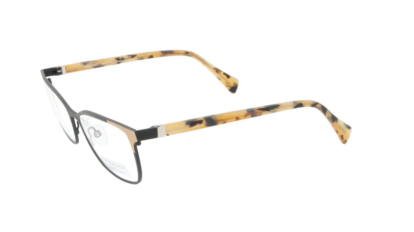 Face A Face Eyeglasses Frame SANDS 3 Col. TM01 Acetate Metal Matte Black Satin