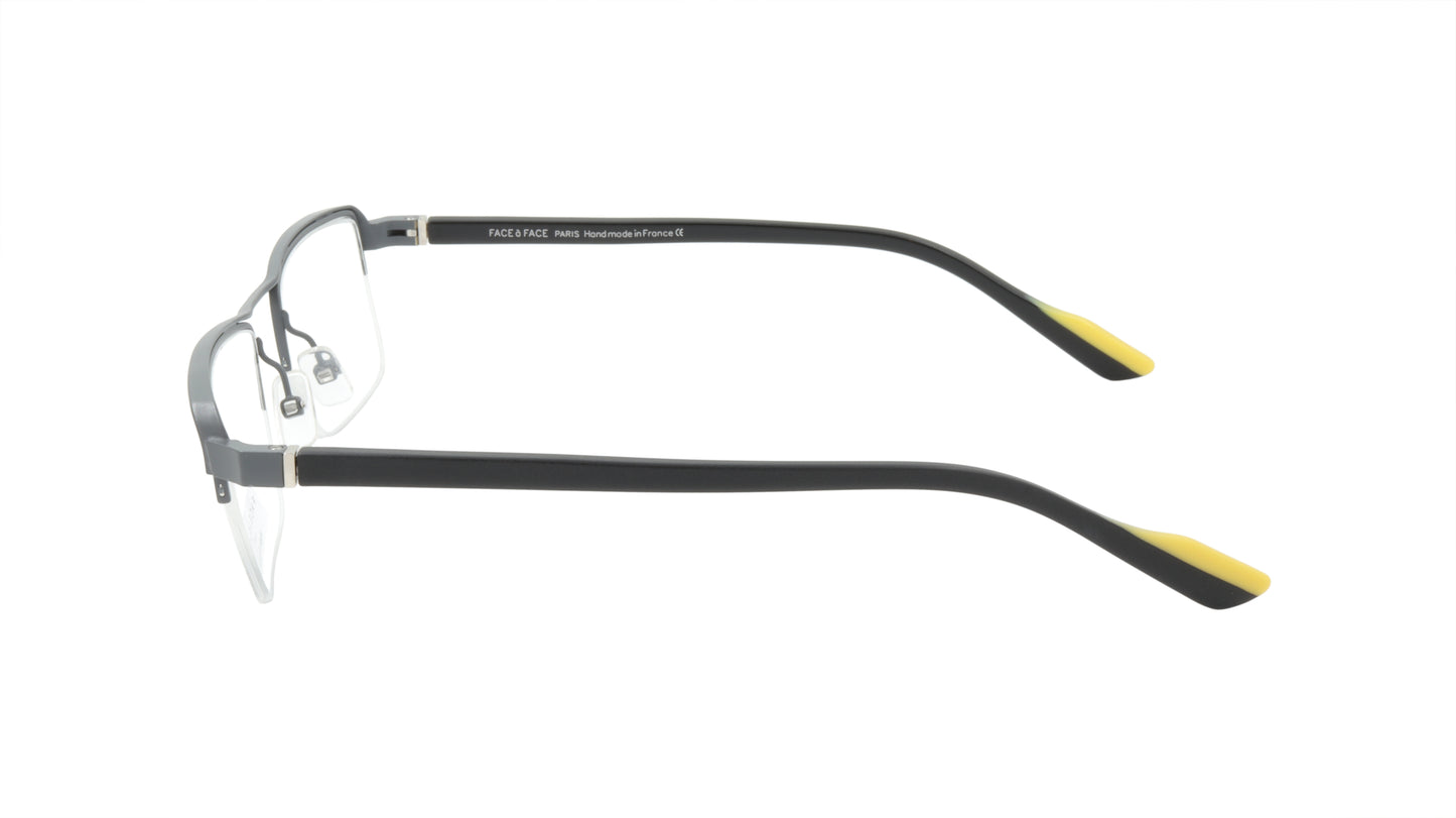 Face A Face Eyeglasses Frame RODEO 1 Col. 9652 Acetate Metal Black Yellow