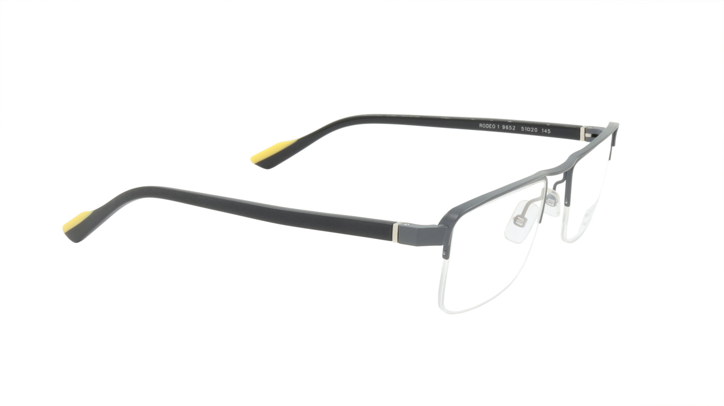 Face A Face Eyeglasses Frame RODEO 1 Col. 9652 Acetate Metal Black Yellow