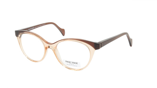 Face A Face Eyeglasses Frame JODIE 2 Col. 559 Acetate Transparent Brown