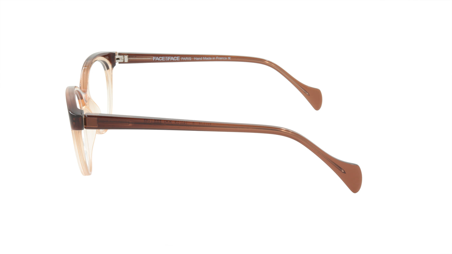 Face A Face Eyeglasses Frame JODIE 2 Col. 559 Acetate Transparent Brown