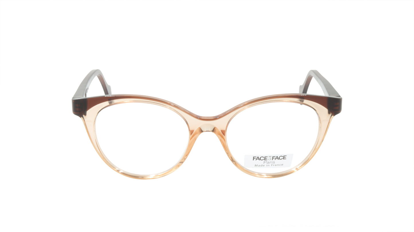 Face A Face Eyeglasses Frame JODIE 2 Col. 559 Acetate Transparent Brown