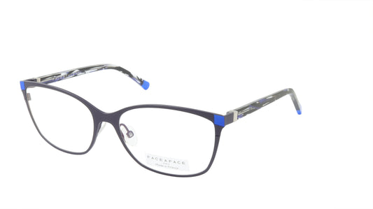 Face A Face Eyeglasses Frame MICCA 3 Col. 9440 Acetate Metal Matte Dark Violet