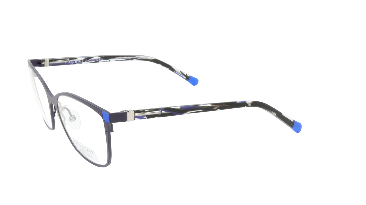 Face A Face Eyeglasses Frame MICCA 3 Col. 9440 Acetate Metal Matte Dark Violet
