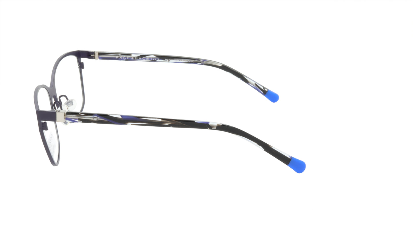 Face A Face Eyeglasses Frame MICCA 3 Col. 9440 Acetate Metal Matte Dark Violet