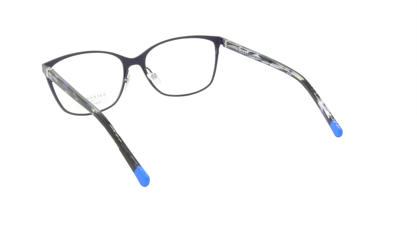 Face A Face Eyeglasses Frame MICCA 3 Col. 9440 Acetate Metal Matte Dark Violet
