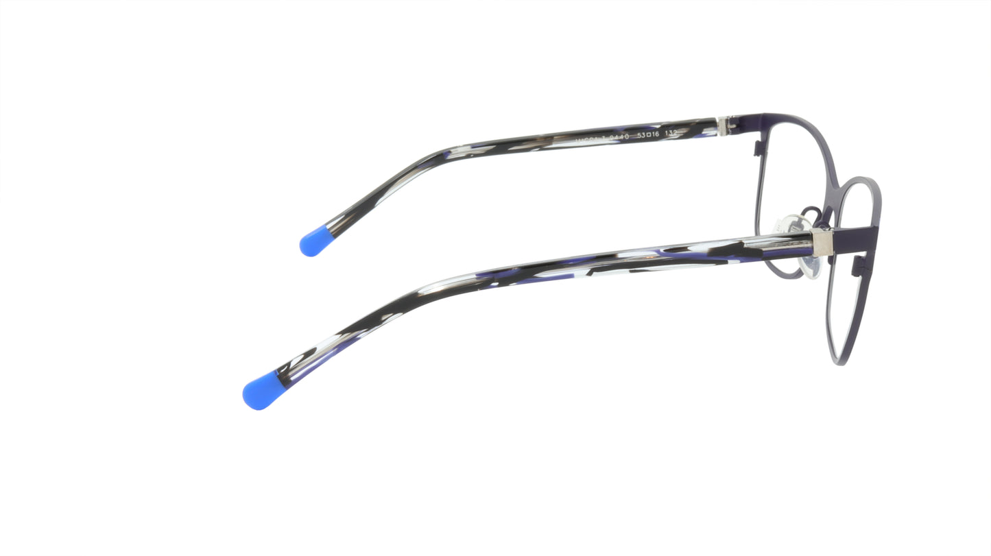 Face A Face Eyeglasses Frame MICCA 3 Col. 9440 Acetate Metal Matte Dark Violet