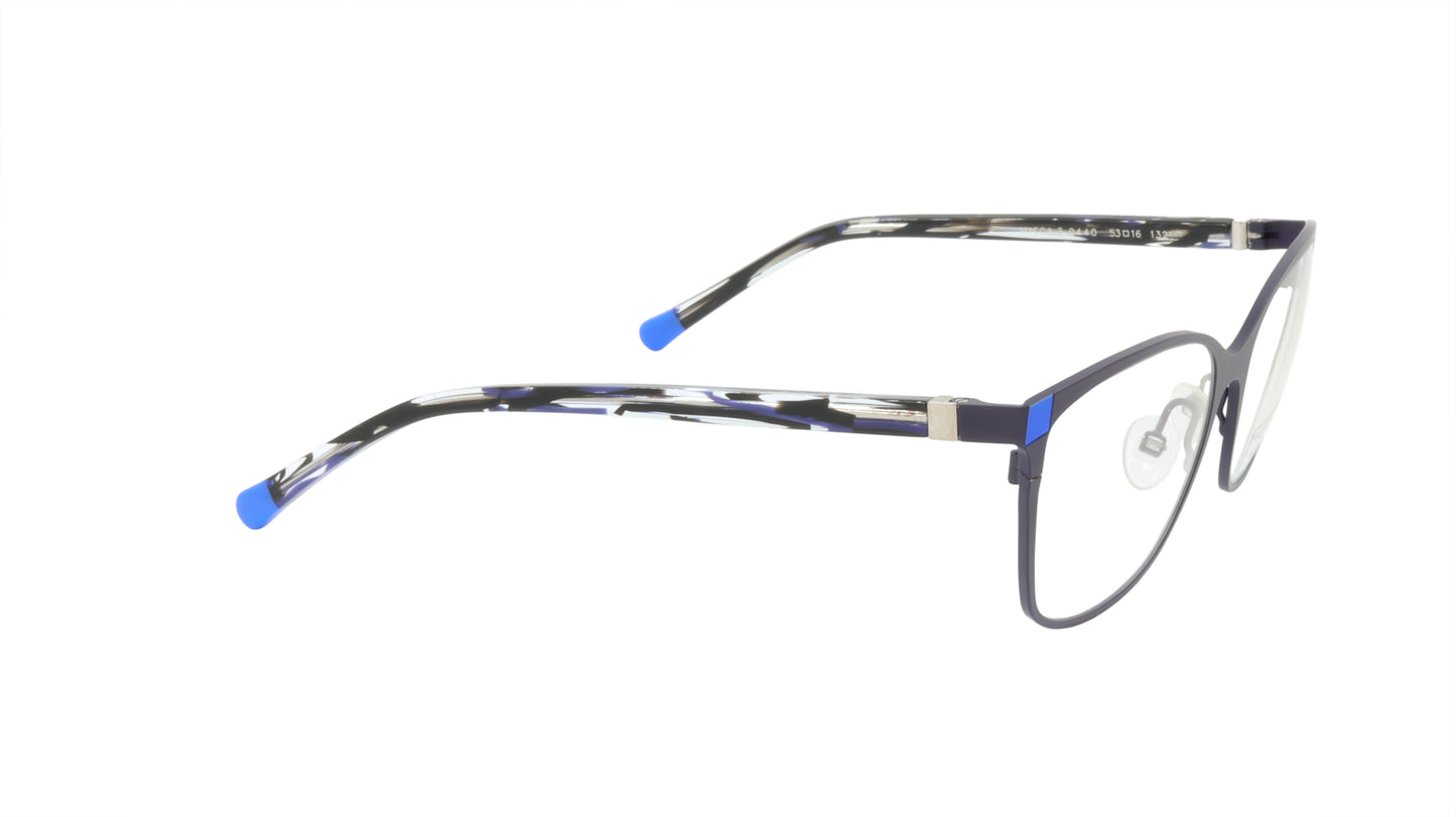 Face A Face Eyeglasses Frame MICCA 3 Col. 9440 Acetate Metal Matte Dark Violet