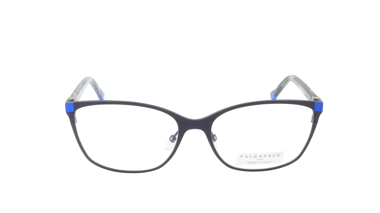 Face A Face Eyeglasses Frame MICCA 3 Col. 9440 Acetate Metal Matte Dark Violet