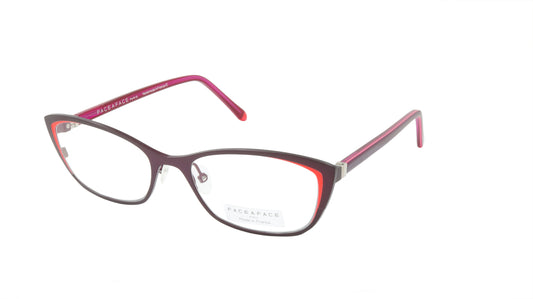 Face A Face Eyeglasses Frame JOYCE 2 Col. 9560 Acetate Velvet Aubergine Violet