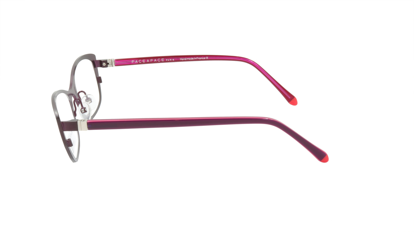 Face A Face Eyeglasses Frame JOYCE 2 Col. 9560 Acetate Velvet Aubergine Violet