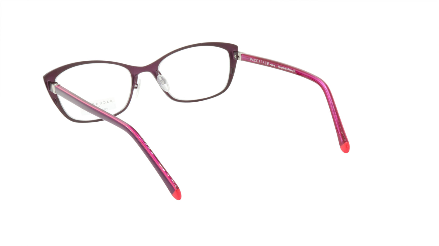 Face A Face Eyeglasses Frame JOYCE 2 Col. 9560 Acetate Velvet Aubergine Violet