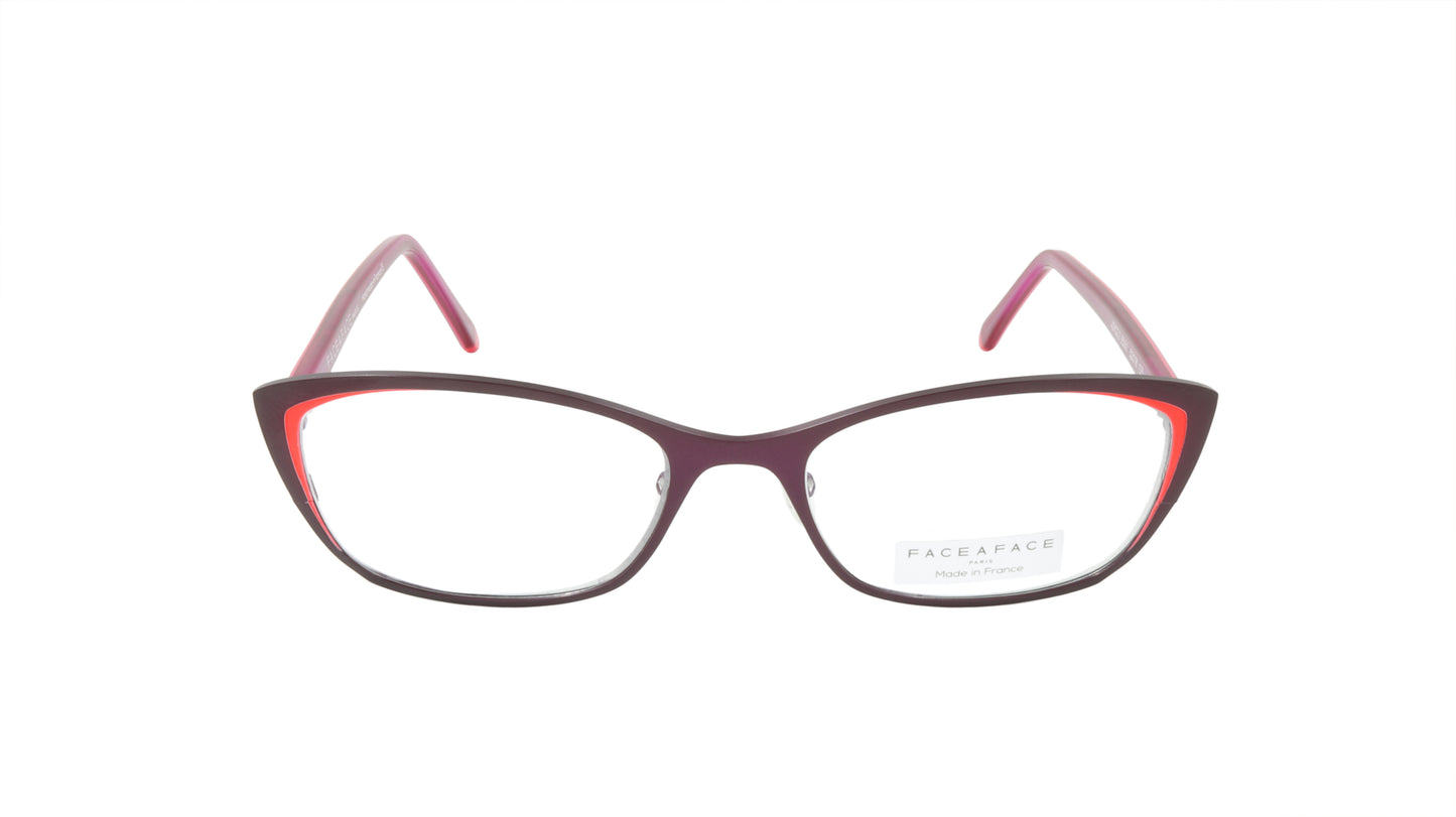 Face A Face Eyeglasses Frame JOYCE 2 Col. 9560 Acetate Velvet Aubergine Violet