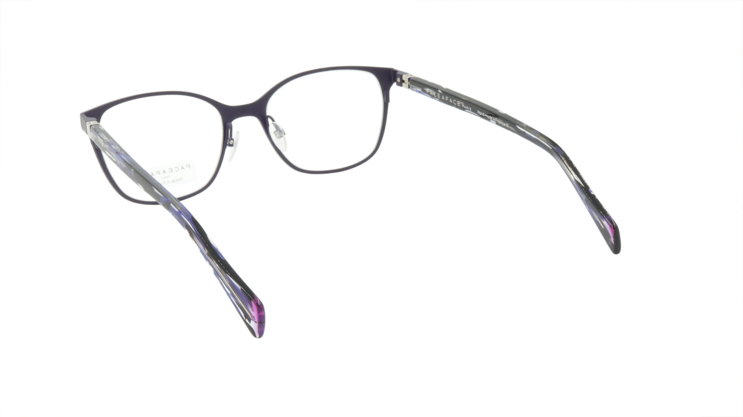 Face A Face Eyeglasses Frame ZOOEY 2 Col. 9381 Acetate Metal Dark Matte Violet