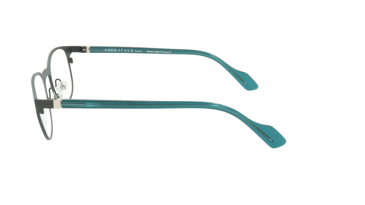 Face A Face Eyeglasses Frame HARRY 2 Col. 9446 Acetate Metal Duck Blue Dark Gree