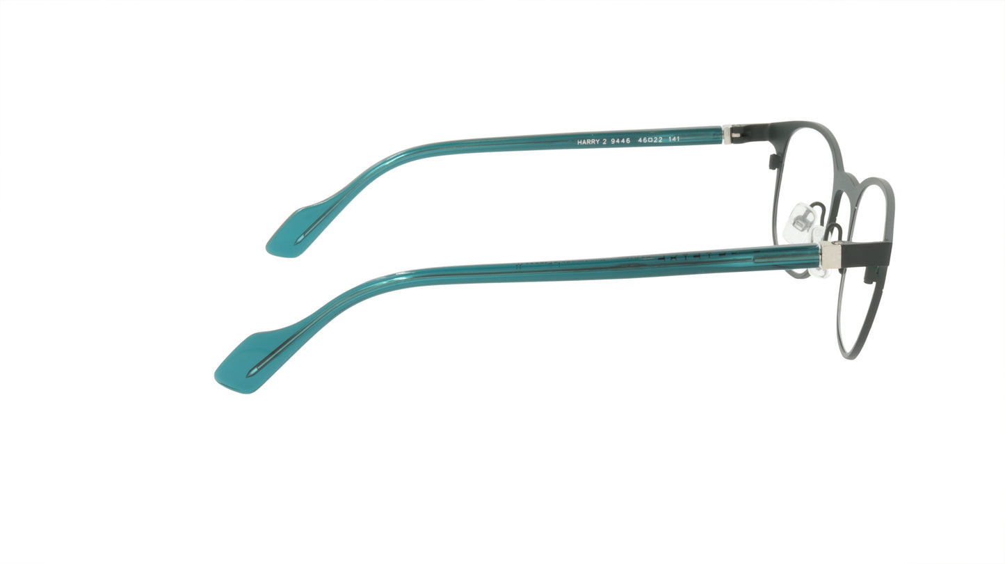 Face A Face Eyeglasses Frame HARRY 2 Col. 9446 Acetate Metal Duck Blue Dark Gree