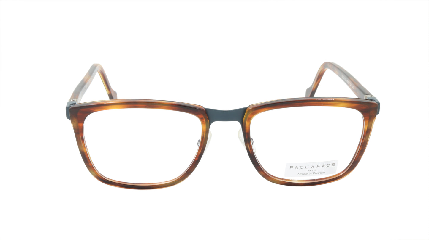 Face A Face Eyeglasses Frame VIGGO 2 Col. 9470 Acetate Metal Blue Grey Brown Hor