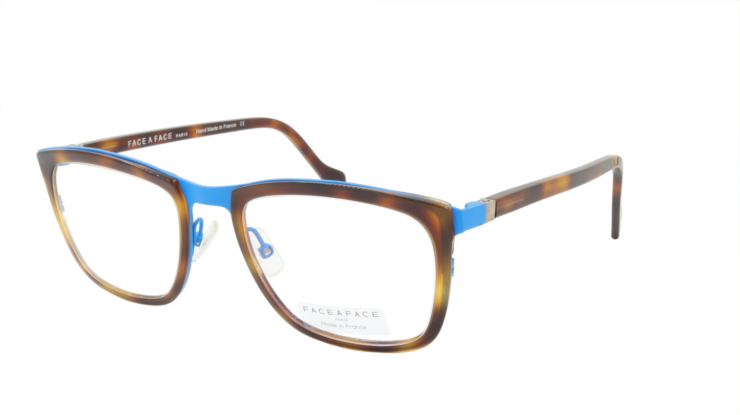 Face A Face Eyeglasses Frame VIGGO 2 Col. UM31 Acetate Metal Ultra Matte Blue