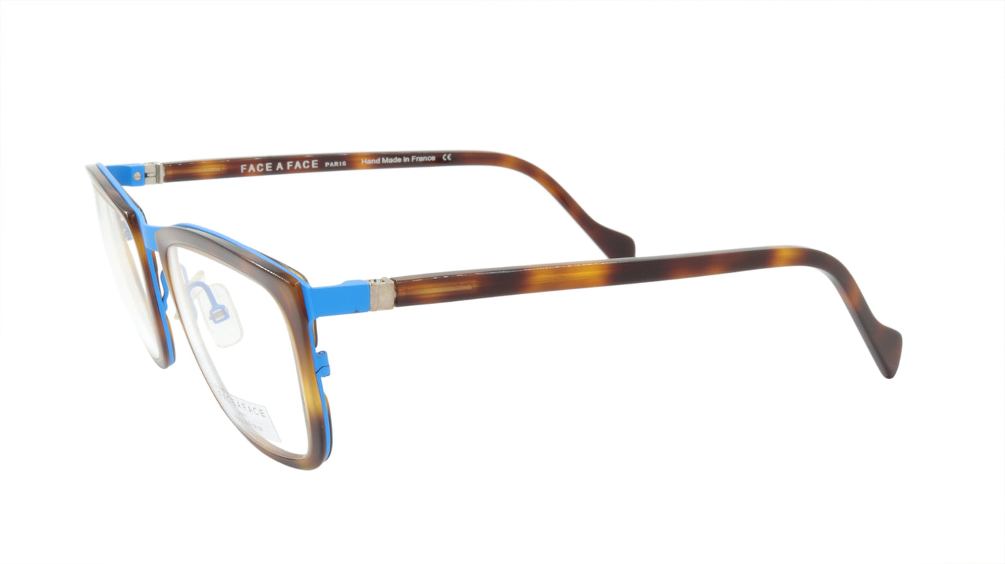 Face A Face Eyeglasses Frame VIGGO 2 Col. UM31 Acetate Metal Ultra Matte Blue