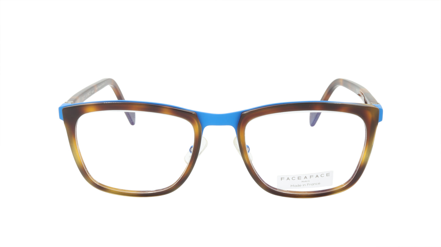 Face A Face Eyeglasses Frame VIGGO 2 Col. UM31 Acetate Metal Ultra Matte Blue