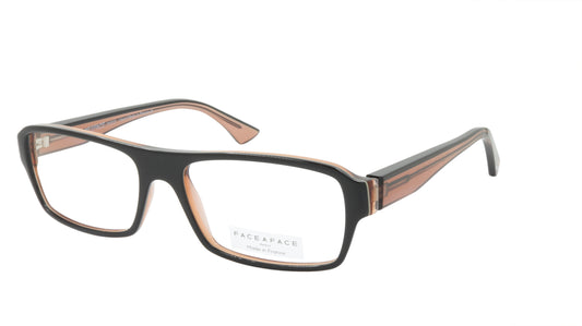 Face A Face Eyeglasses Frame SOLAL 3 Col. 403 Acetate Black Rev Yellow Praline