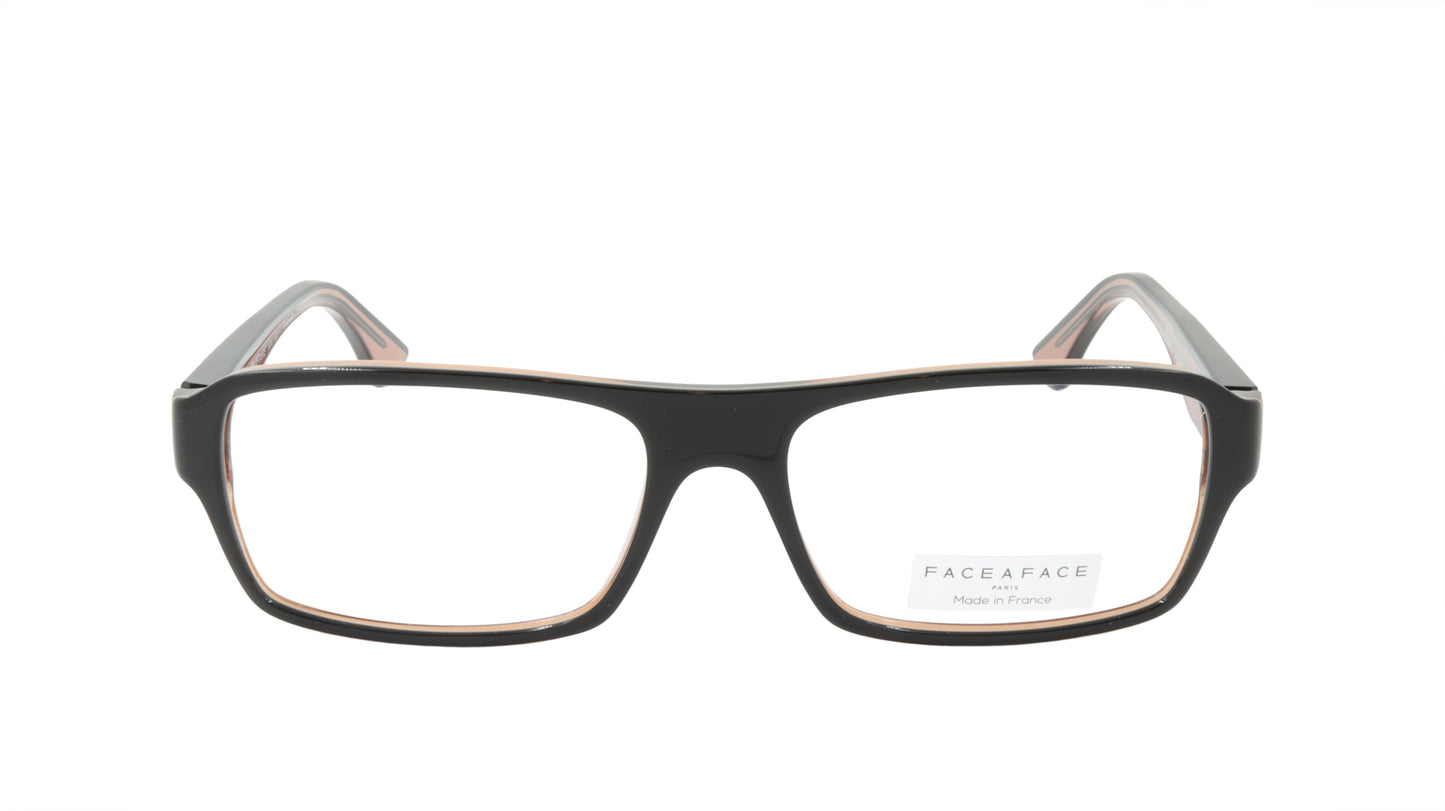 Face A Face Eyeglasses Frame SOLAL 3 Col. 403 Acetate Black Rev Yellow Praline