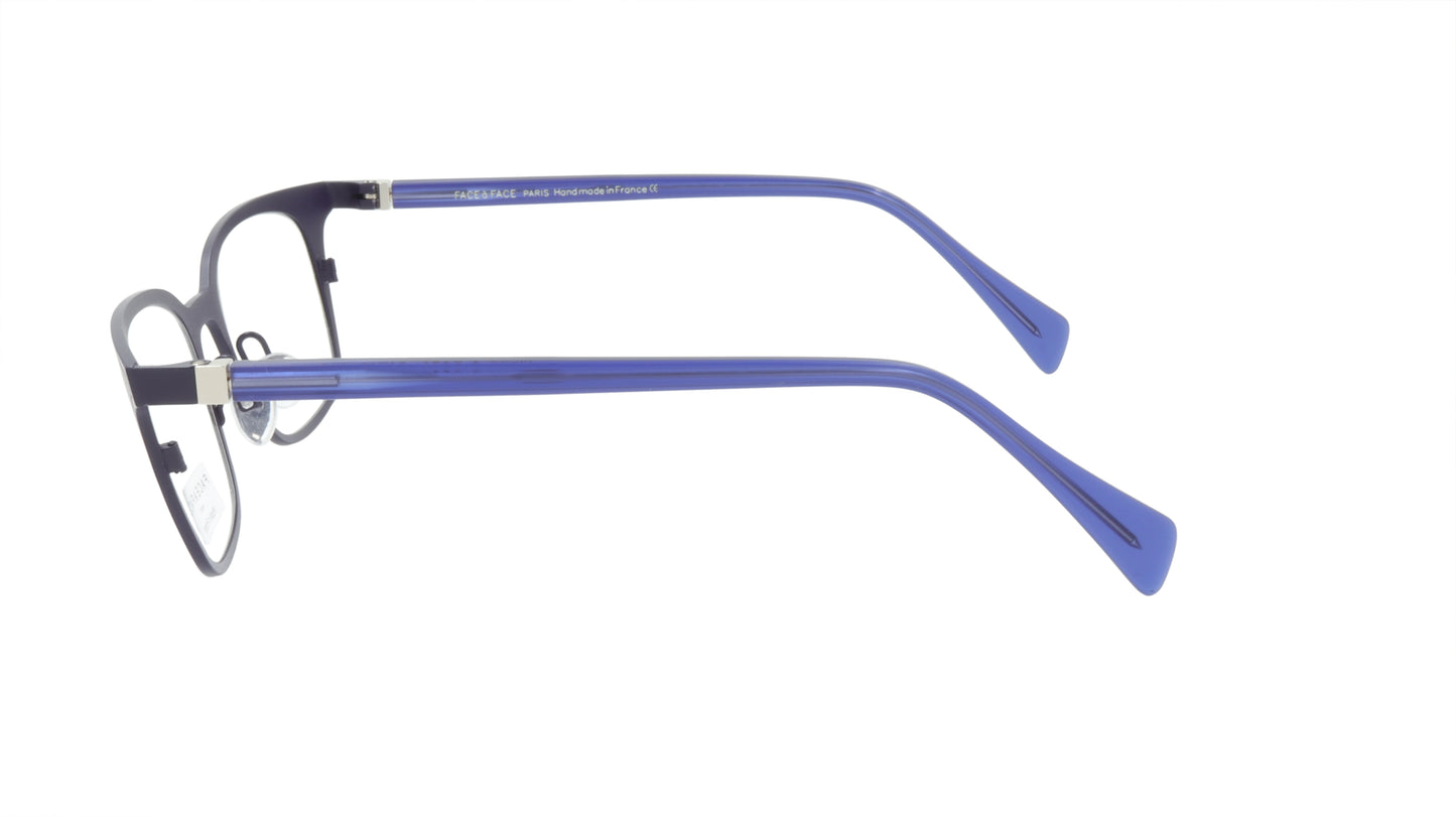 Face A Face Eyeglasses Frame VICKY 3 Col. 9381 Acetate Metal Dark Violet Light
