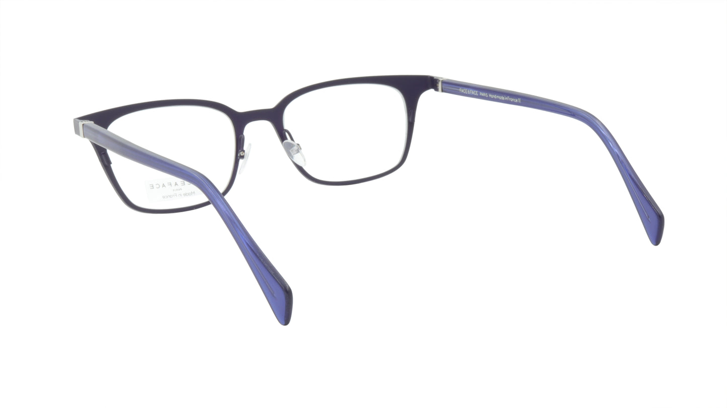 Face A Face Eyeglasses Frame VICKY 3 Col. 9381 Acetate Metal Dark Violet Light