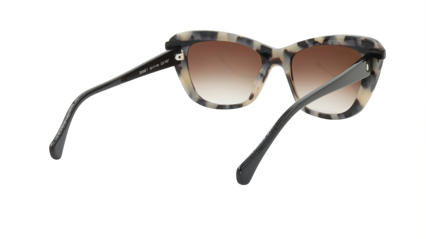Face A Face Sunglasses Frame SHINE 1 Col. 7407 Acetate Camoflauge Congo Black