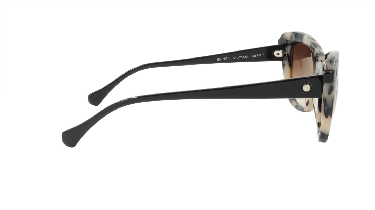 Face A Face Sunglasses Frame SHINE 1 Col. 7407 Acetate Camoflauge Congo Black