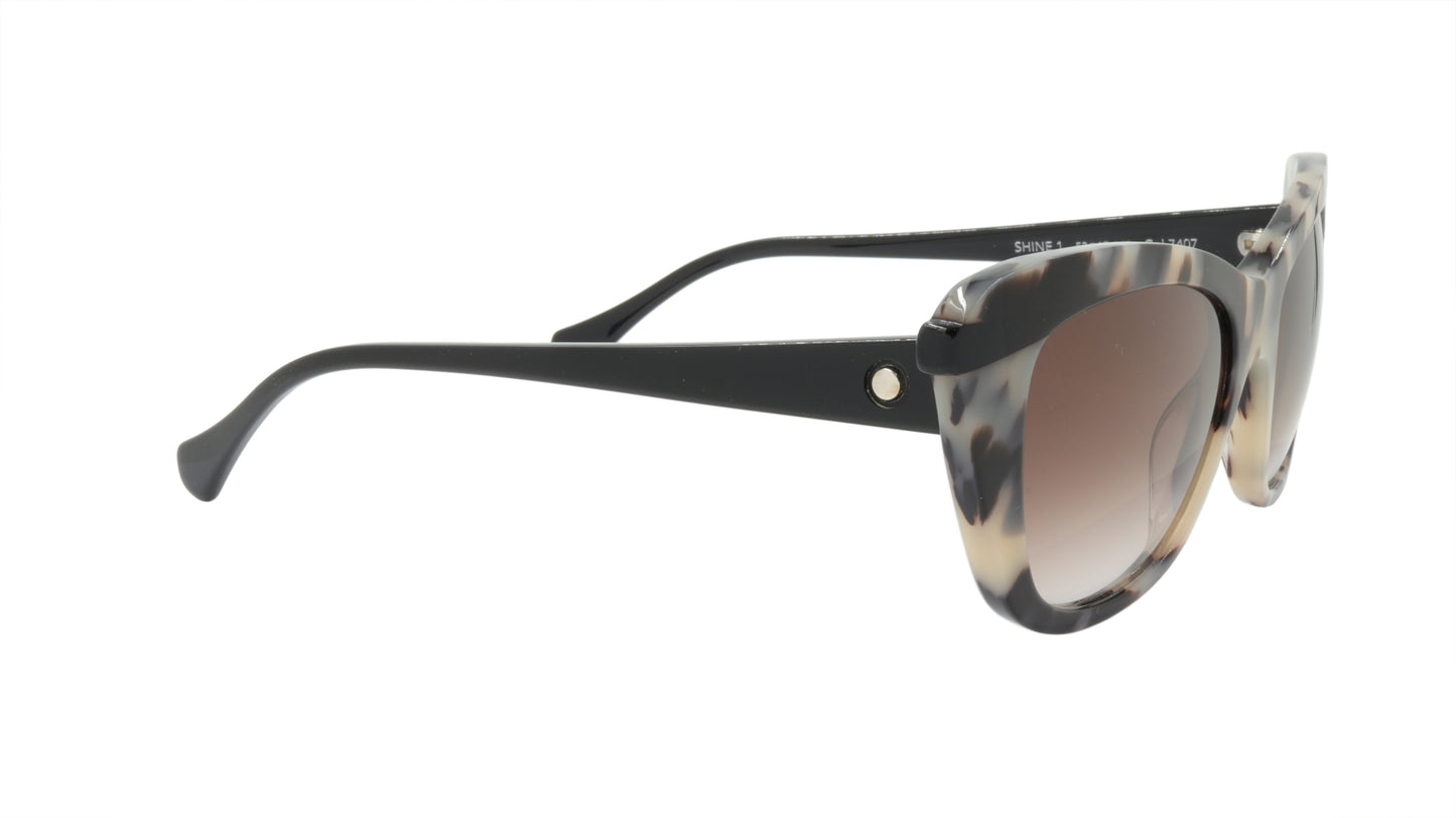 Face A Face Sunglasses Frame SHINE 1 Col. 7407 Acetate Camoflauge Congo Black