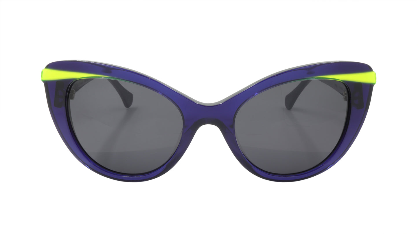 Face A Face Sunglasses Frame SHINE 2 Col. 008 Acetate Ink Blue Flourescent Yello