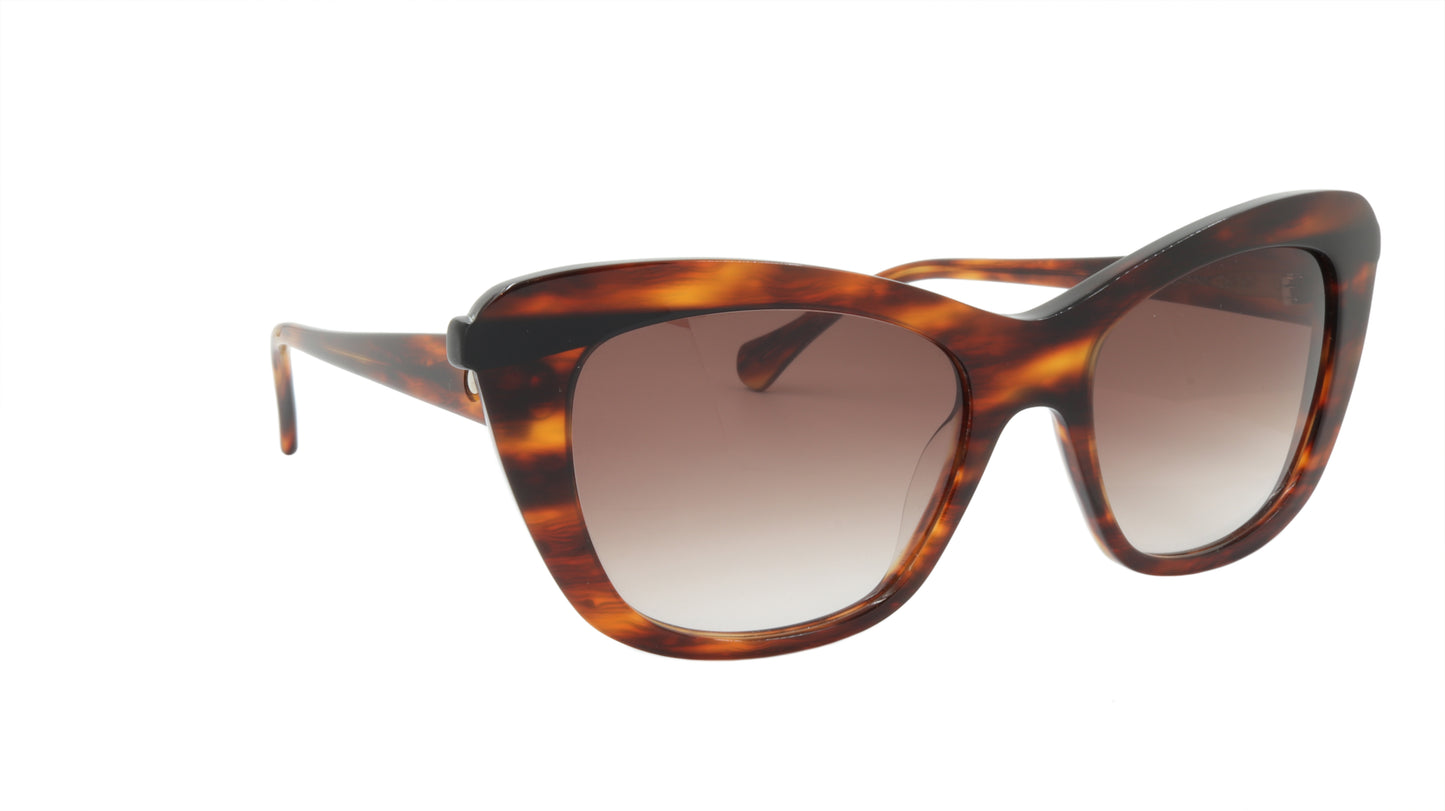 Face A Face Sunglasses Frame SHINE 1 Col. 167 Acetate Brown Horn Black