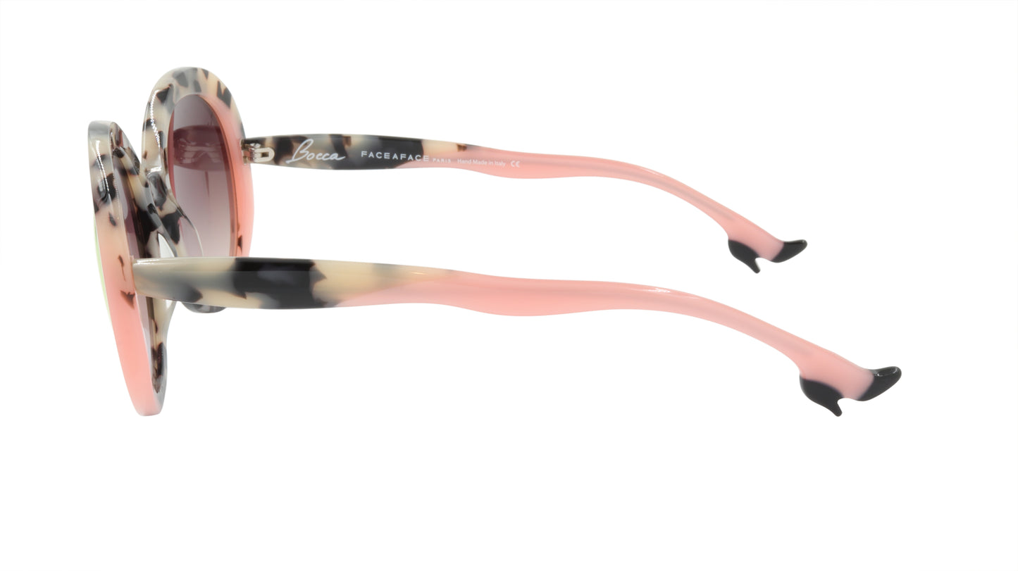Face A Face Sunglasses Frame BOCCA MOON 1 Col. 7407 Acetate Pink Camofaluge