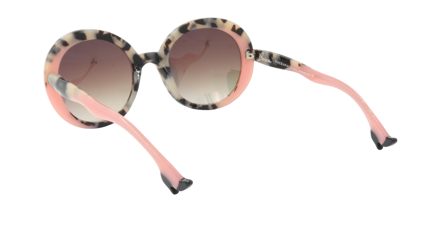 Face A Face Sunglasses Frame BOCCA MOON 1 Col. 7407 Acetate Pink Camofaluge