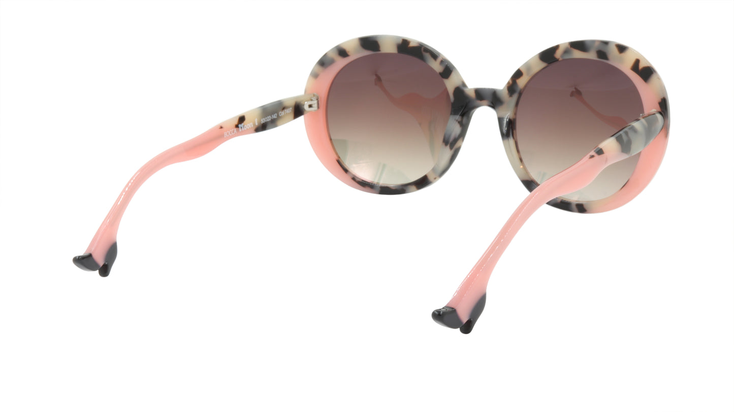 Face A Face Sunglasses Frame BOCCA MOON 1 Col. 7407 Acetate Pink Camofaluge